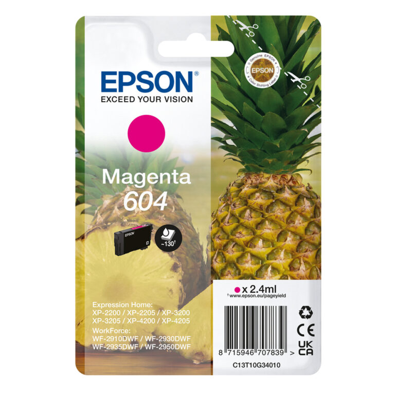 604- Cartouche - Magenta - Epson 604 ananas magenta