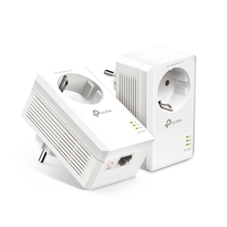 Adaptateur de réseau powerLine - 1 x Réseau (RJ-45) - 1000 Mbit/s PowerLine - 300 m Distance tolérée - Réseau sans-fil -