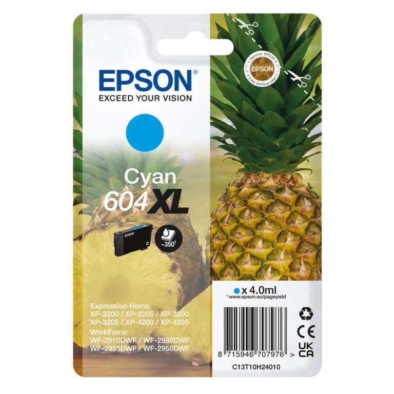 604- Cartouche - Cyan - Epson 604 ananas Cyan