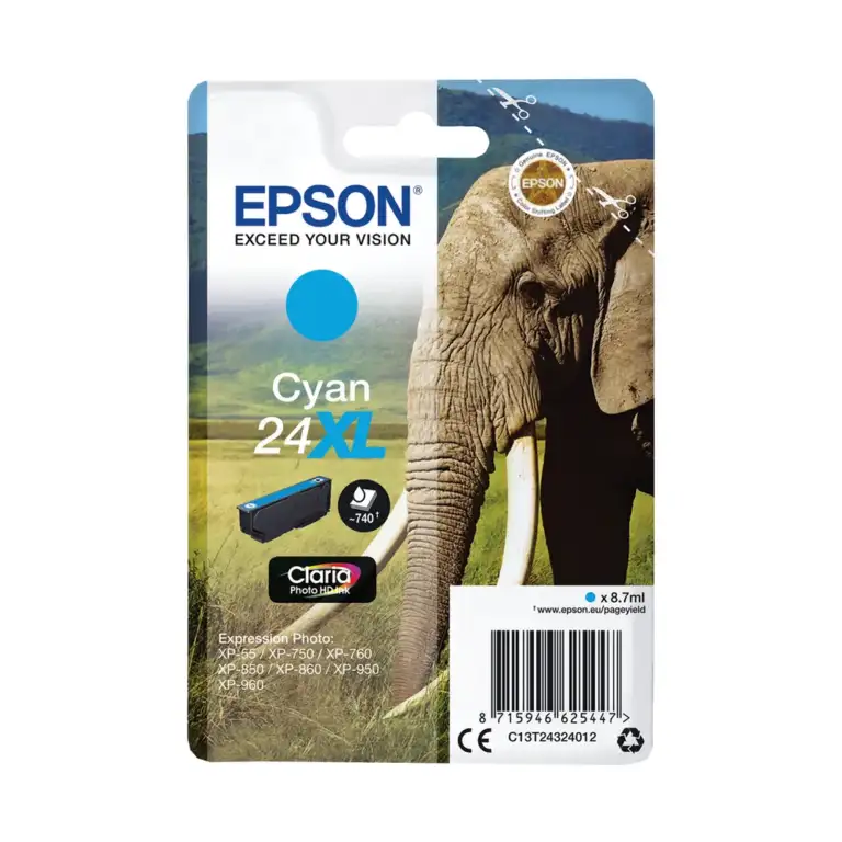 T2432 CYAN  XL - ELEPHANT