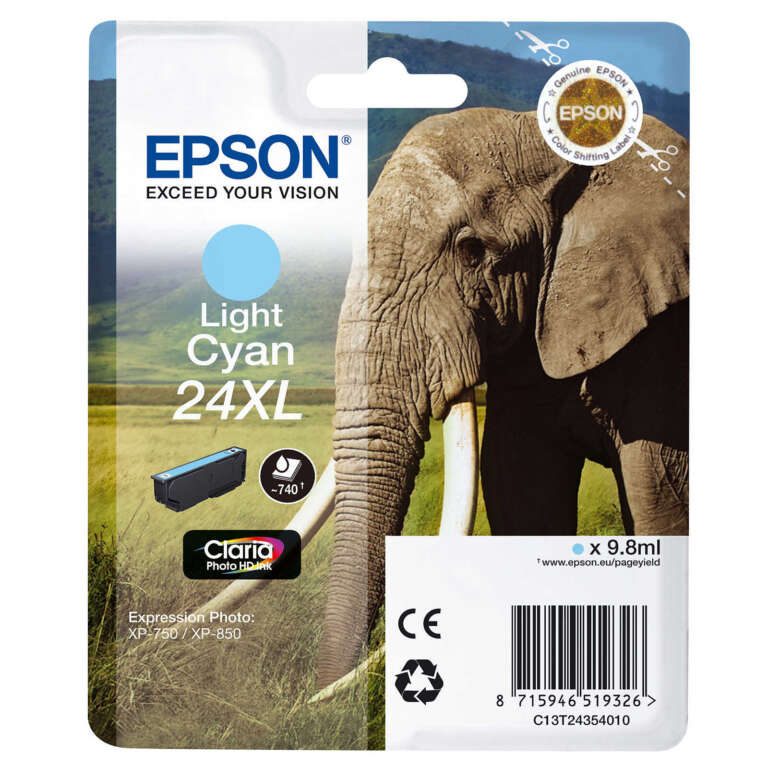 T2435 XL CYAN CLAIR - ELEPHANT